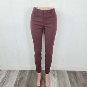 Prana Women's Brown Rust High-Rise Five Pocket Classic Jegging Jeans Size 12